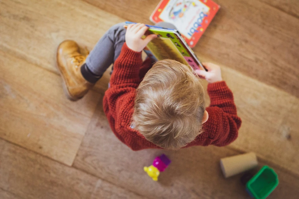 Kid playing